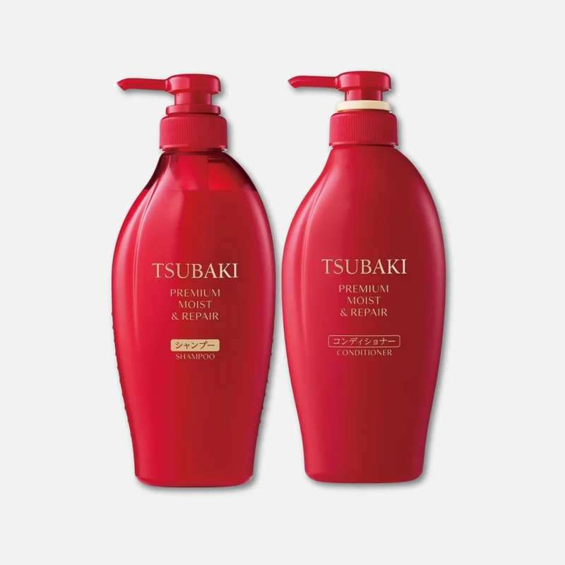 TSUBAKI Premium Moist Shampoo & Conditioner Set 450ml Each