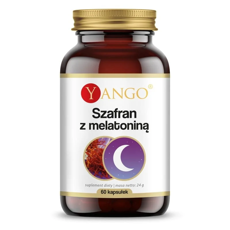 Safran mit Melatonin (60 Kapseln).