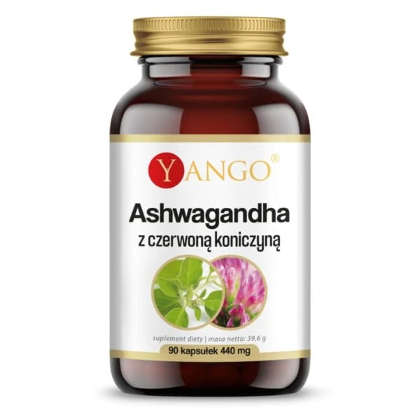 Ashwagandha mit Rotklee (90 Kapseln).