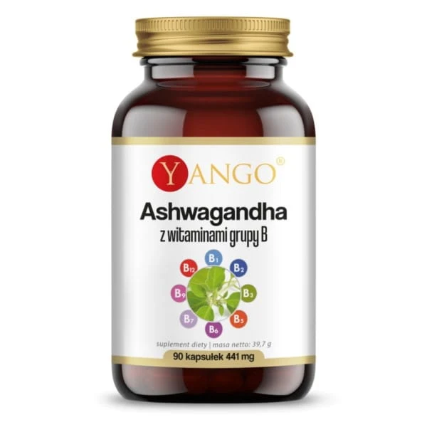 Ashwagandha mit B-Vitaminen (90 Kapseln).
