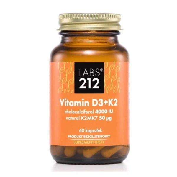 Vitamin D3 4000 IU + K2 (60 Kapseln)