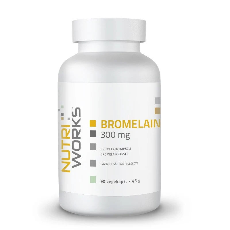 Nutri Works Bromelaiini 300mg 90kps