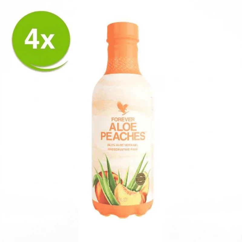 4-Pack Forever Aloe Peaches