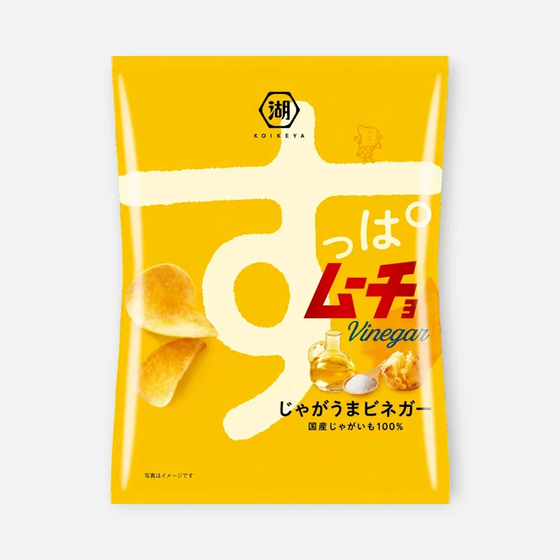 Koikeya Suppa Mucho Jaga-Uma Vinegar Potato Chips 55g