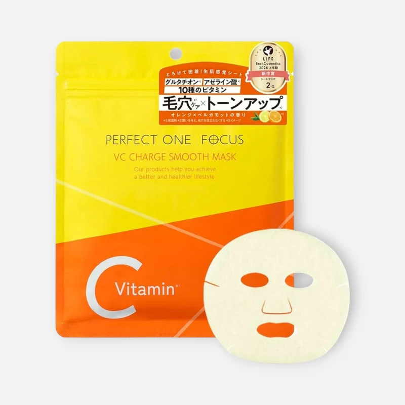 PERFECT ONE FOCUS VC Charge Smooth Mask (7/30 Sheets)
