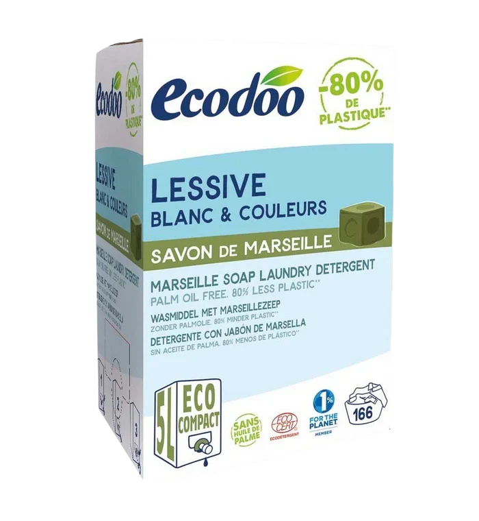 Ecodoo Pyykinpesuaine Marseille, 5000ml
