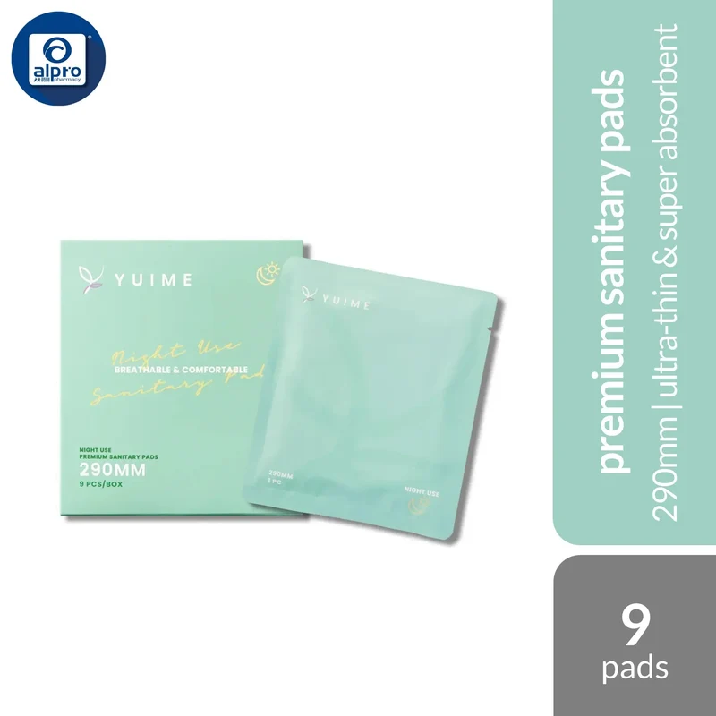 Yuime Night Use Pad 29cm 9s | Ultra-Thin & Super Absorbent