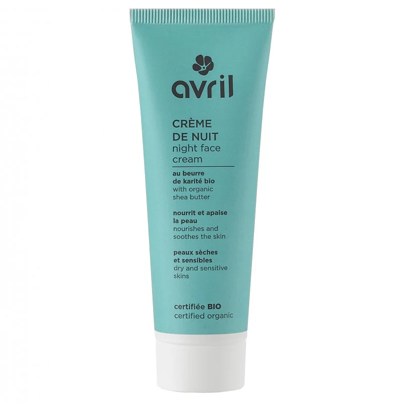 Avril Pehmentävä yövoide 50ml