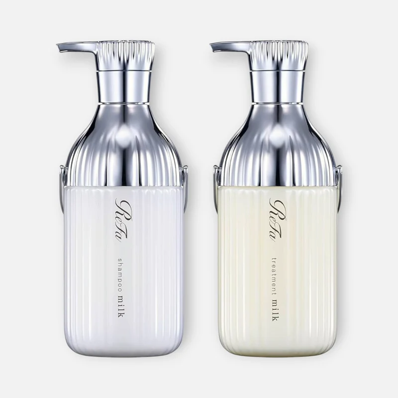 ReFa Milk Shampoo & Treatment SET (White) (500ml Each)
