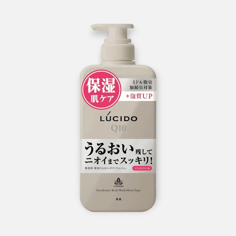 Lucido Q10 Deodorant Body Wash (Moist Type) for Men 450ml