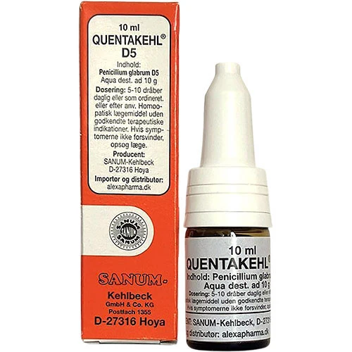 Sanum Quentakehl droppar D5 | 10 ml