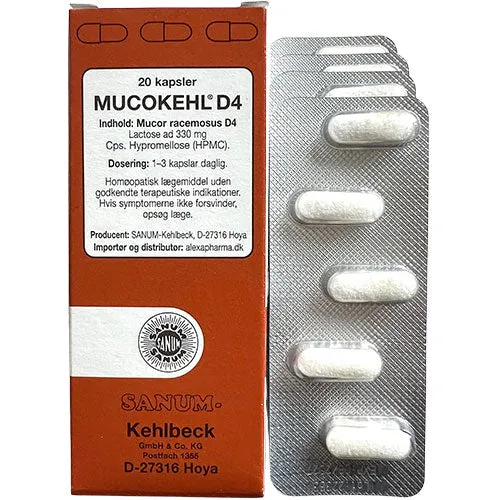 Sanum Mucokehl kapslar D4 | 20 kapslar