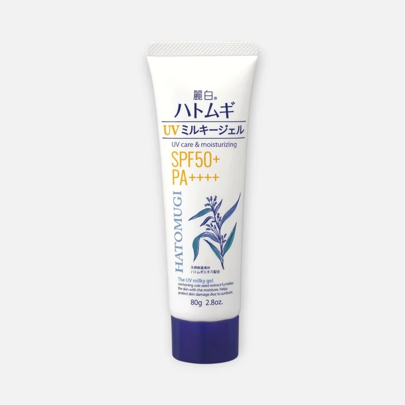 Reihaku Hatomugi Moisturizing UV Milky Gel 80g