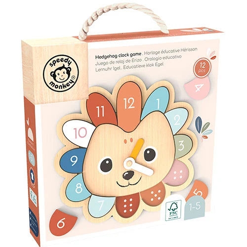 Speedy Monkey Hedgehog Clock Game | 1-5 år