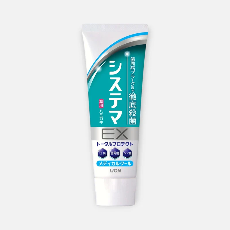 LION Systema EX Total Protect Toothpaste 130g (Various Flavors)