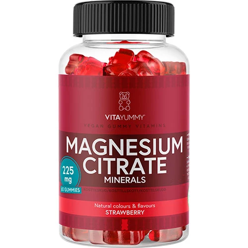 VitaYummy Magnesium Citrate Strawberry | 60 gummies
