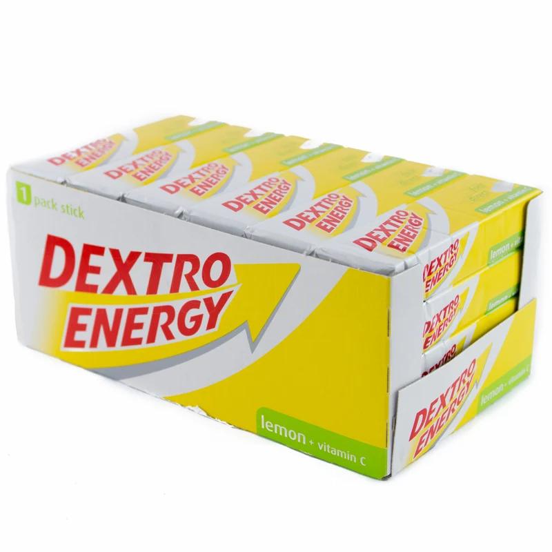 Dextro Energy Druvsocker Lemon C-vitamin | 24 pack