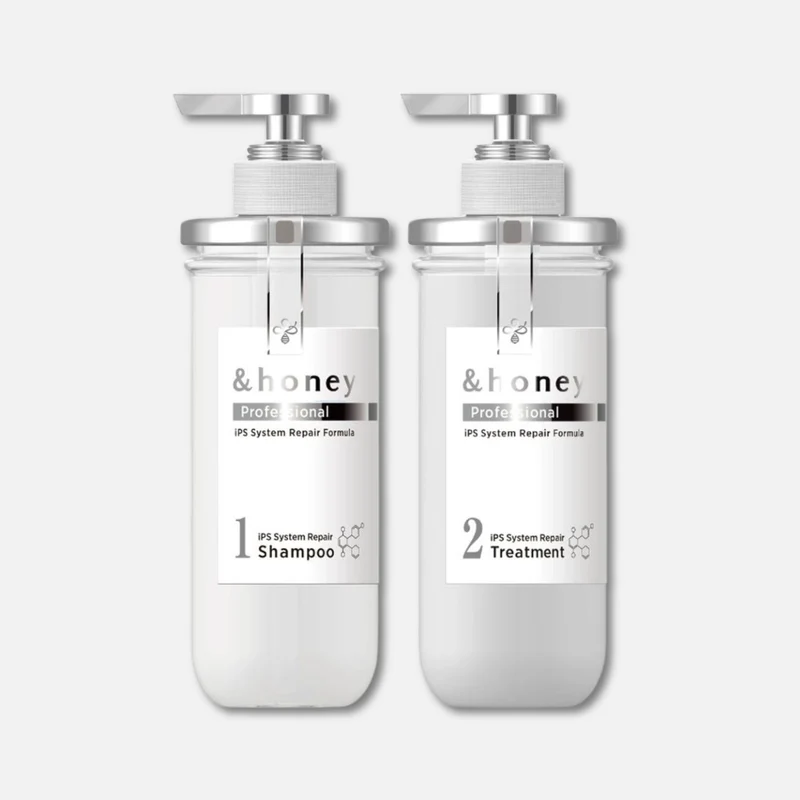 & Honey Professional IPS System Repair Shampoo 440ml & Treatment 445g Set