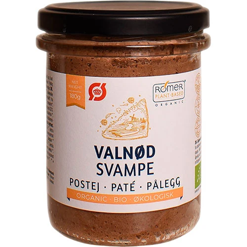 Rømer Valnöt & Svamp Pastej Ekologisk | 180 g