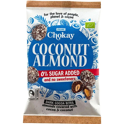 Chokay Snack Bite Coconut Almond 54% Ekologisk | 85 g