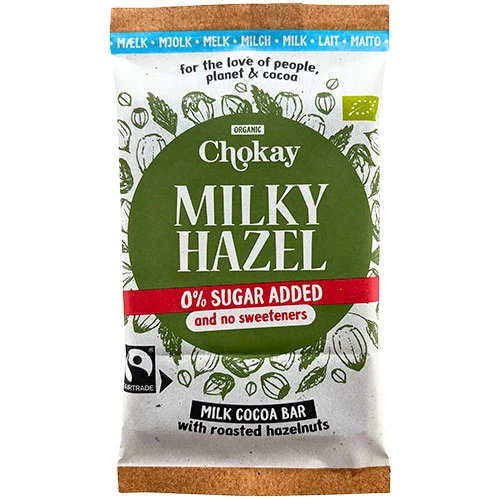 Chokay Bar Milky Hazel 39% Ekologisk | 70 g
