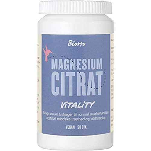 Biorto Magnesium Citrat | 90 kapslar
