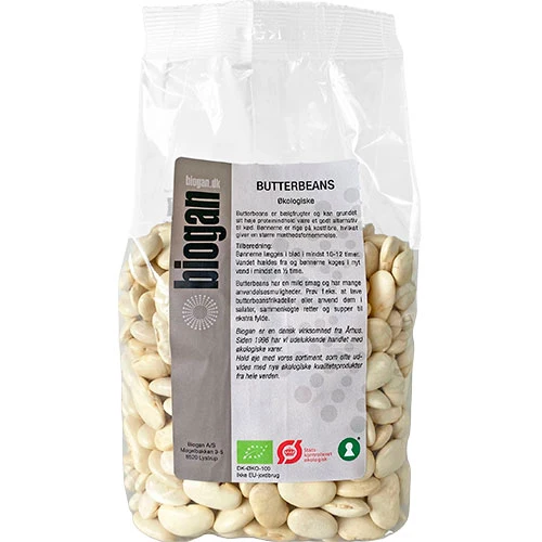 Biogan Butterbeans Ekologisk | 500 g