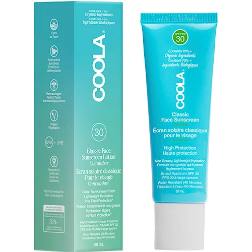 Coola Classic Face Solkräm SPF 30 Cucumber | 50 ml