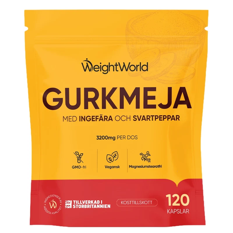 Gurkmeja med ingefära och svartpeppar