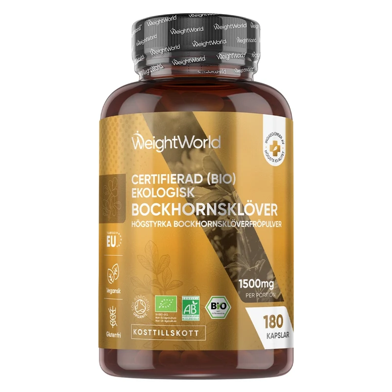 Ekologisk Bockhornsklöver 1500mg
