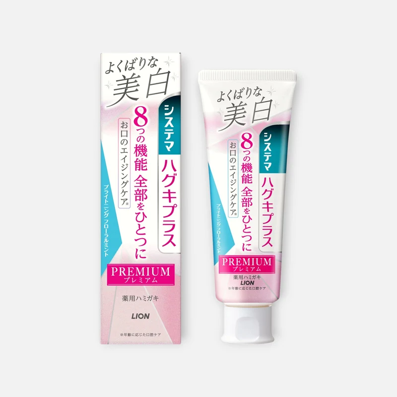 LION Systema Premium Gum Care & Whitening Toothpaste 95g (Various Flavors)