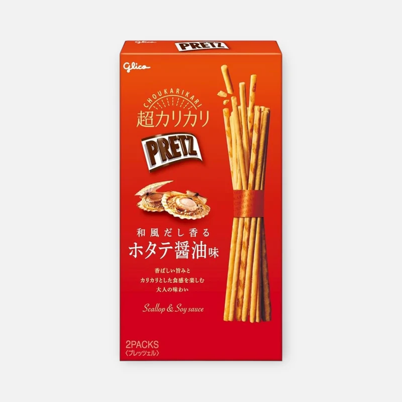 Glico Pretz Scallop & Soy Sauce (2 Packs Inside)