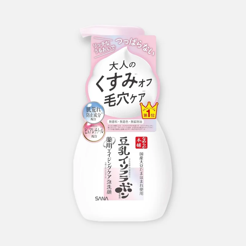 Sana Soy Isoflavones Aging Care Foam Face Cleanser 200ml