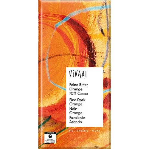 Vivani Bitter Orange 70% Ekologisk | 80 g