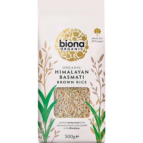 Biona Organic basmatiris Himalaya, bruna Ekologisk | 500 g