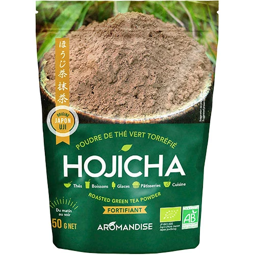 Aromandise Hojicha grönt tepulver Ekologisk | 50 g