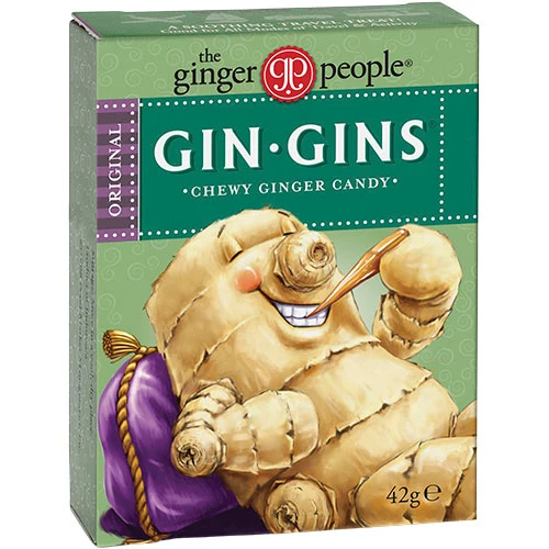 The Ginger People Ginger Chews (Gin Gins®) Original Travel Pack | 42 g