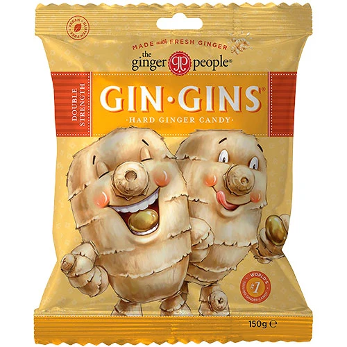 The Ginger People Ginger Candy (Gin Gins) Double Strength Hard | 150 g