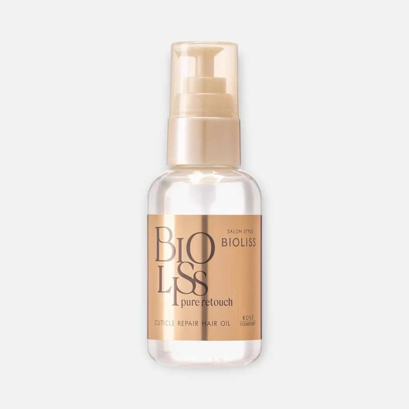 Kose Bioliss Pure Retouch Cuticle Repair Hair Oil 80ml
