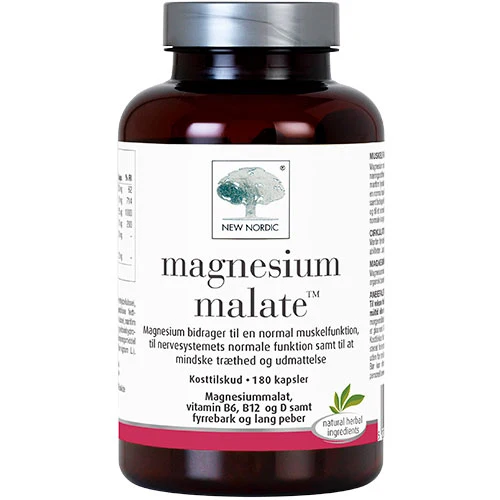 New Nordic Magnesium Malate | 180 kapslar