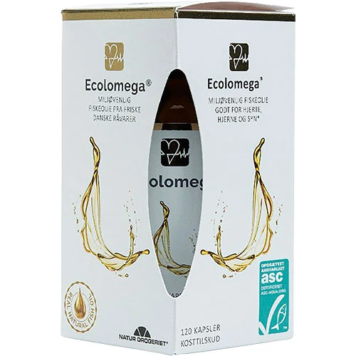 Natur-Drogeriet Ecolomega Fiskolja | 120 kapslar