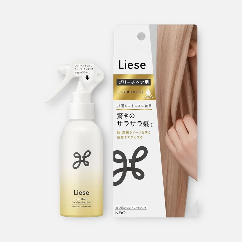 Kao Liese Hair Iron Oil Mist for Bleached Hair 120ml