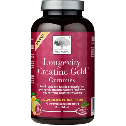 New Nordic Longevity Creatine Gold Gummies | 90 gummies