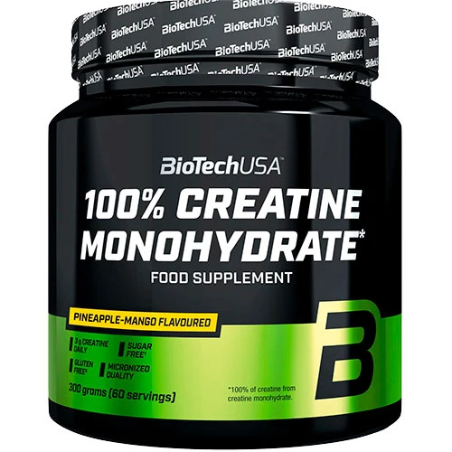 BioTechUSA Creatine Monohydrate 300 g | Pineapple-Mango