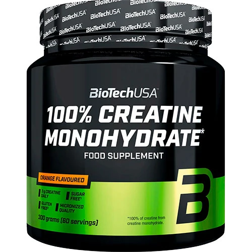 BioTechUSA Creatine Monohydrate 300 g | Orange
