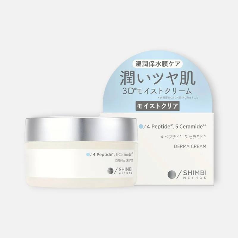 Shimbi Method Derma Cream 4 Peptide, 5 Ceramide (Moist Clear) 45g