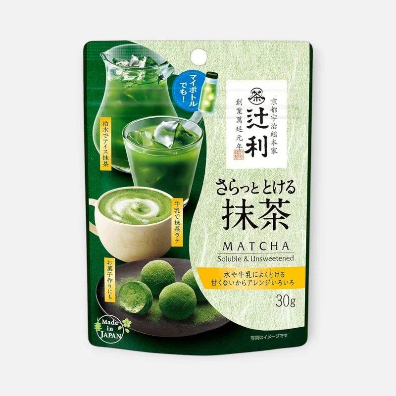 Tsujiri Matcha Soluble & Unsweetened 30g