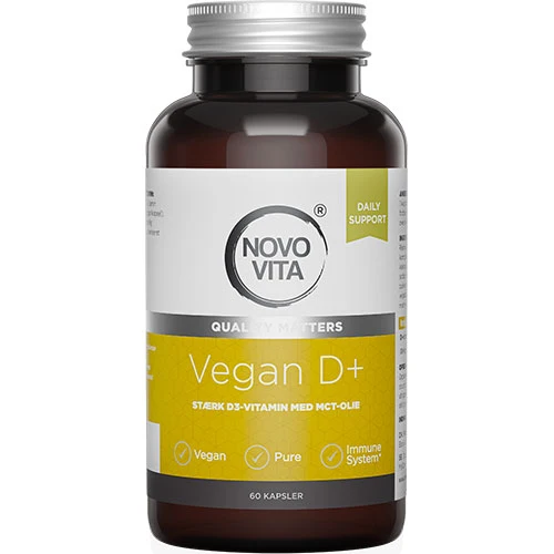 Novo Vita Vegan D-vitamin | 60 kapslar