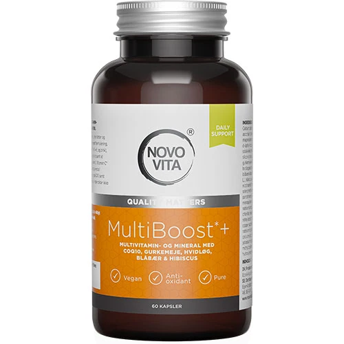Novo Vita Multiboost+ Multivitamin | 60 kapslar