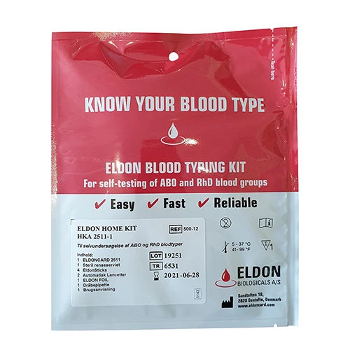 Eldoncard Blodtypetest